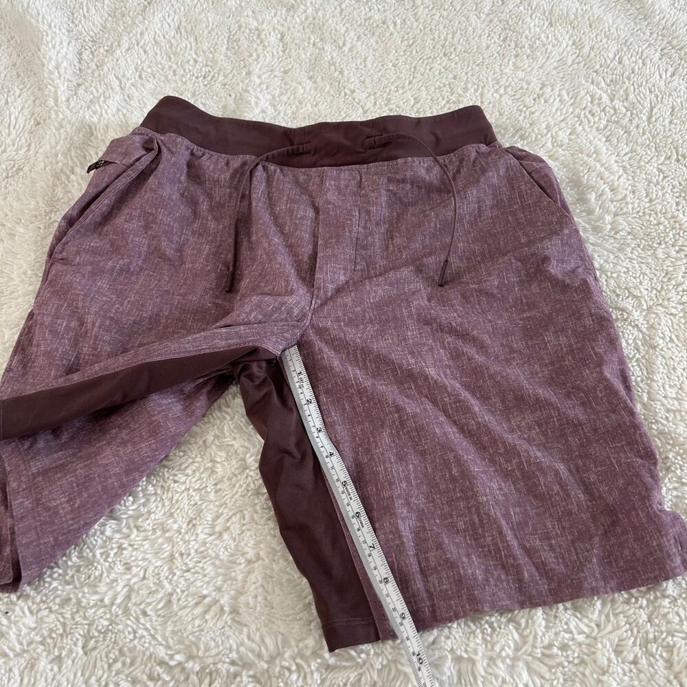 Lululemon Pace Breaker Shorts Mens M 10" Lined Red Gym Stretch Workout Gorpcore - Picture 4 of 6